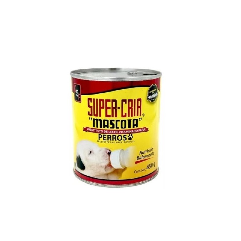 SUPERCRIA LECHE P/MASCOTAS 450GR.