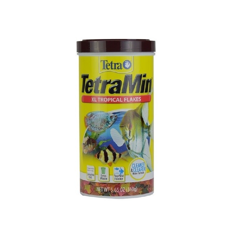 TETRAMIN LARGE TROPICAL FLAKES 160G.