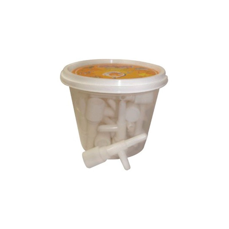 VALVULA PLASTICO 1 SAL. C/REG. 20PZS.