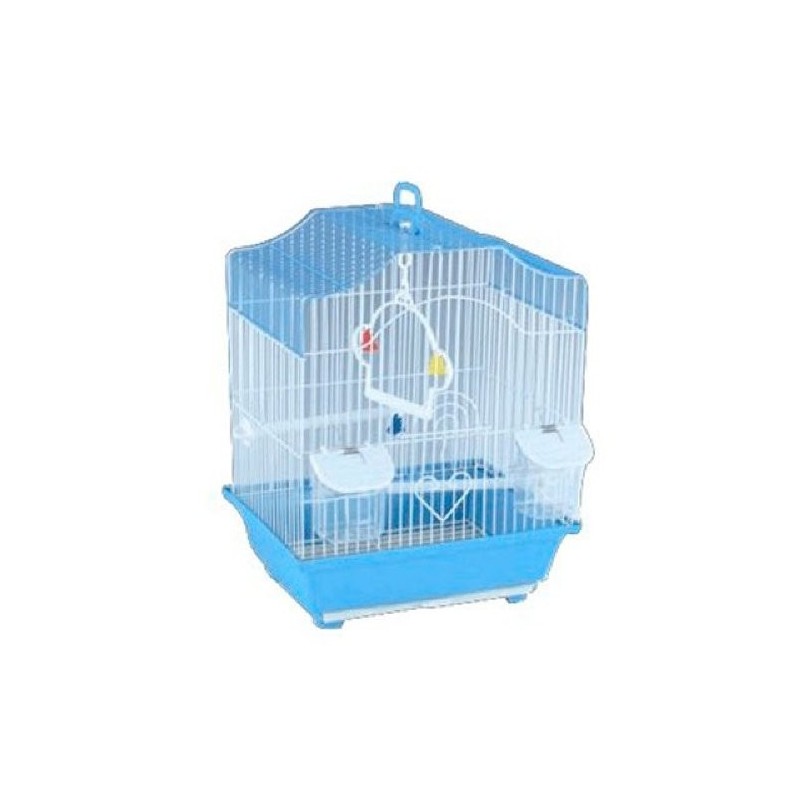 JAULA AVES COLONIAL 30X23X39CM AZUL