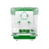 JAULA AVES CUBO 30X23X39CM VERDE