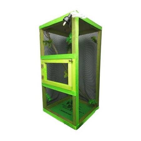 IGUANARIO GDE FERI 40X40X60CM VERDE