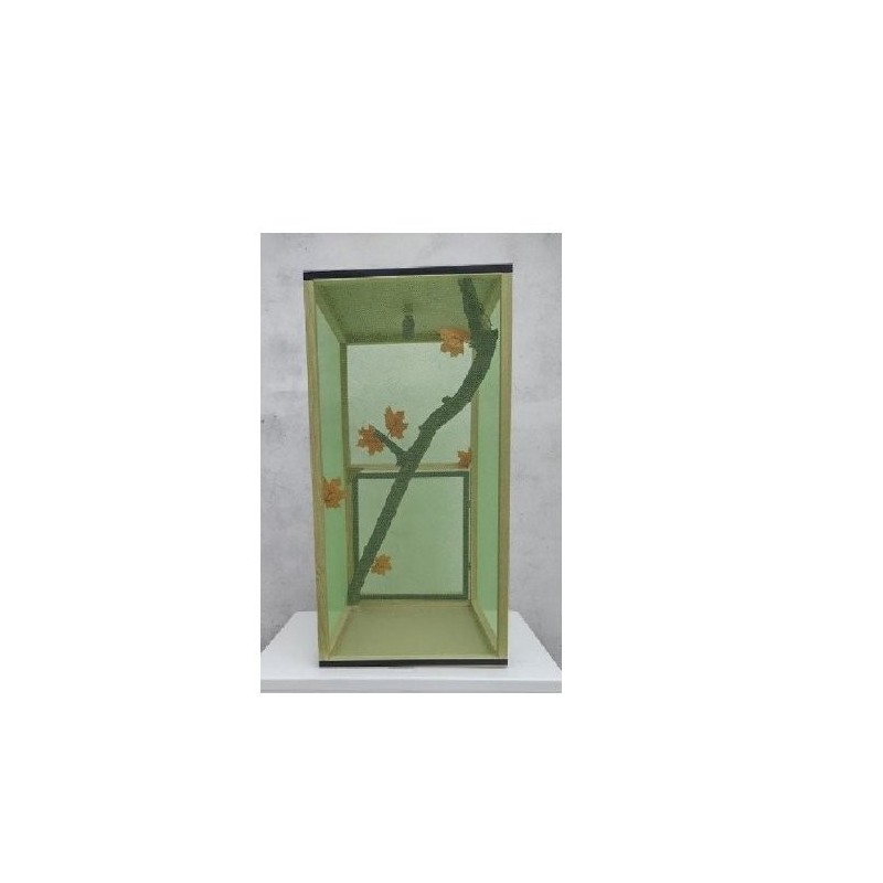 IGUANARIO EXGDE FERI 40X40X100CM VERDE