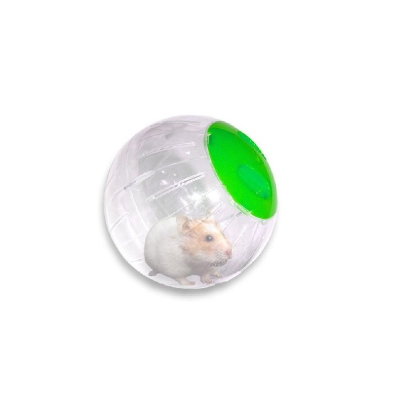 ESFERA EJERCI PARA HAMSTER 18CM 7.08  VERDE