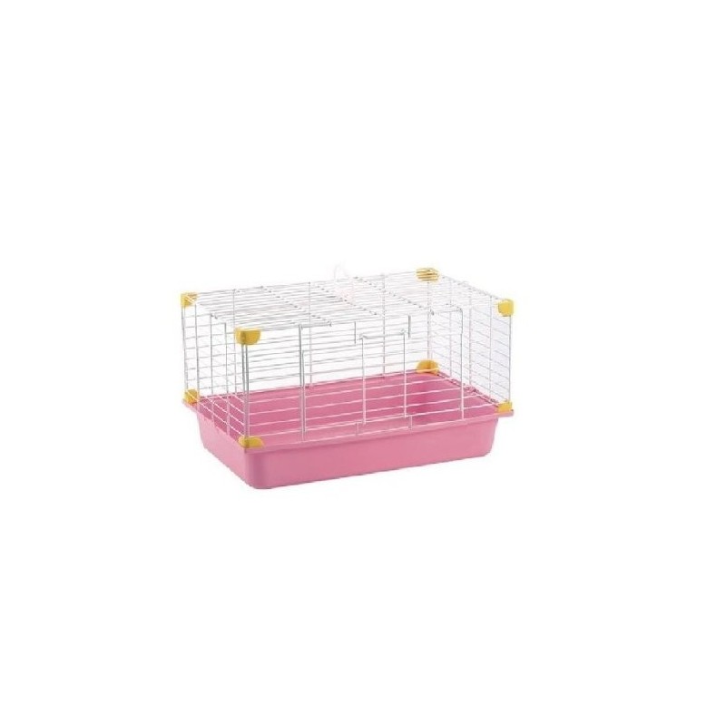 JAULA SUNNY PARA CONEJO (CHICA) ROSA