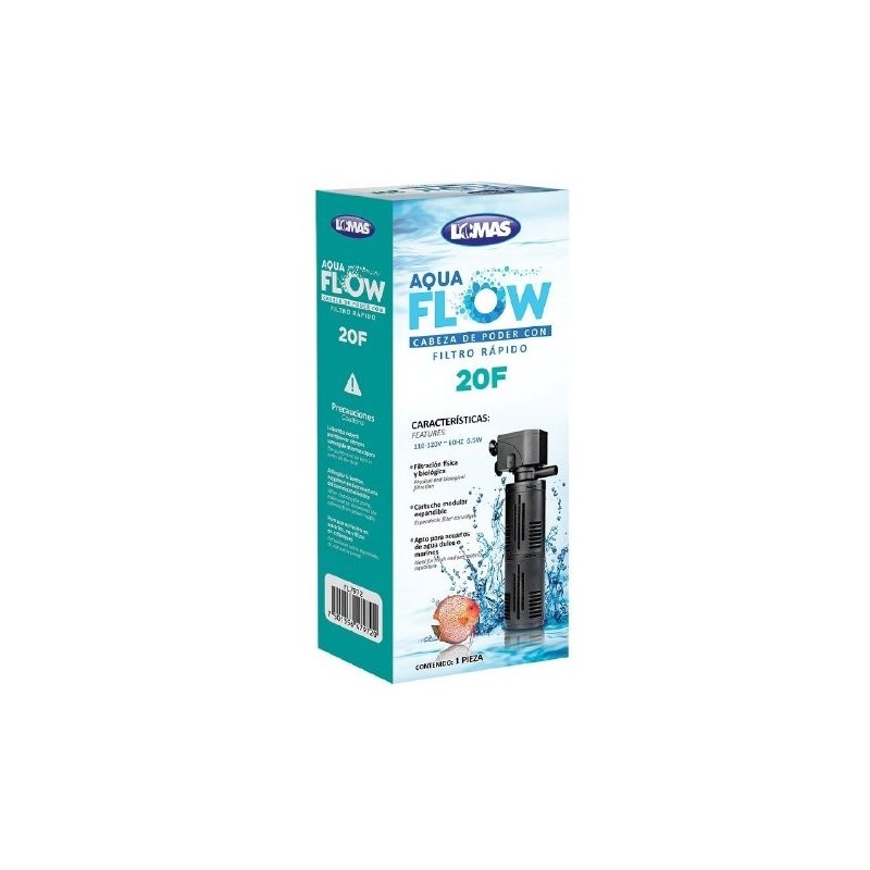 CABEZA DE PODER C/FILT RAPIDO AQUA/FLOW20