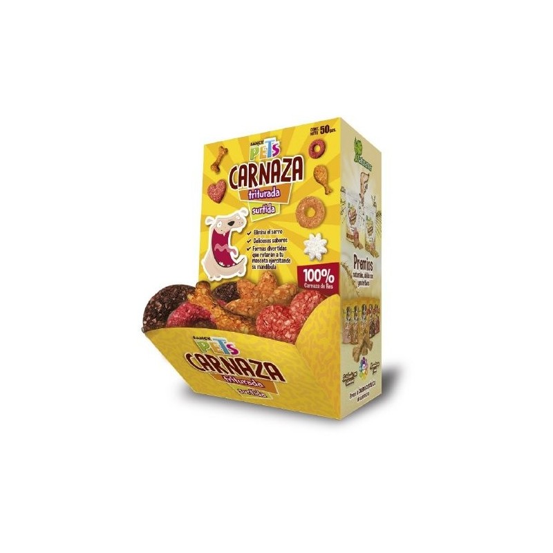 CARNAZA TRITURADA CAJA C/50 PZAS