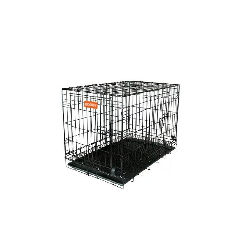 JAULA MET. DOGGY DOG-4000 92X57X62cm PUERTA HORIZONTAL