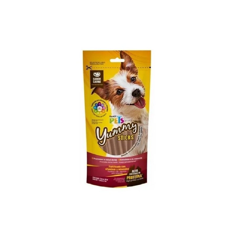 YUMMY STICKS CARNE 3PZAS 60GRS