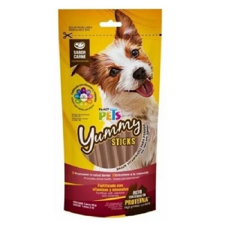 YUMMY STICKS CARNE 3PZAS 60GRS