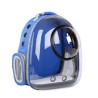 MOCHILA TRANSP CON BURBUJA TRANSPARENTE AZUL CIELO