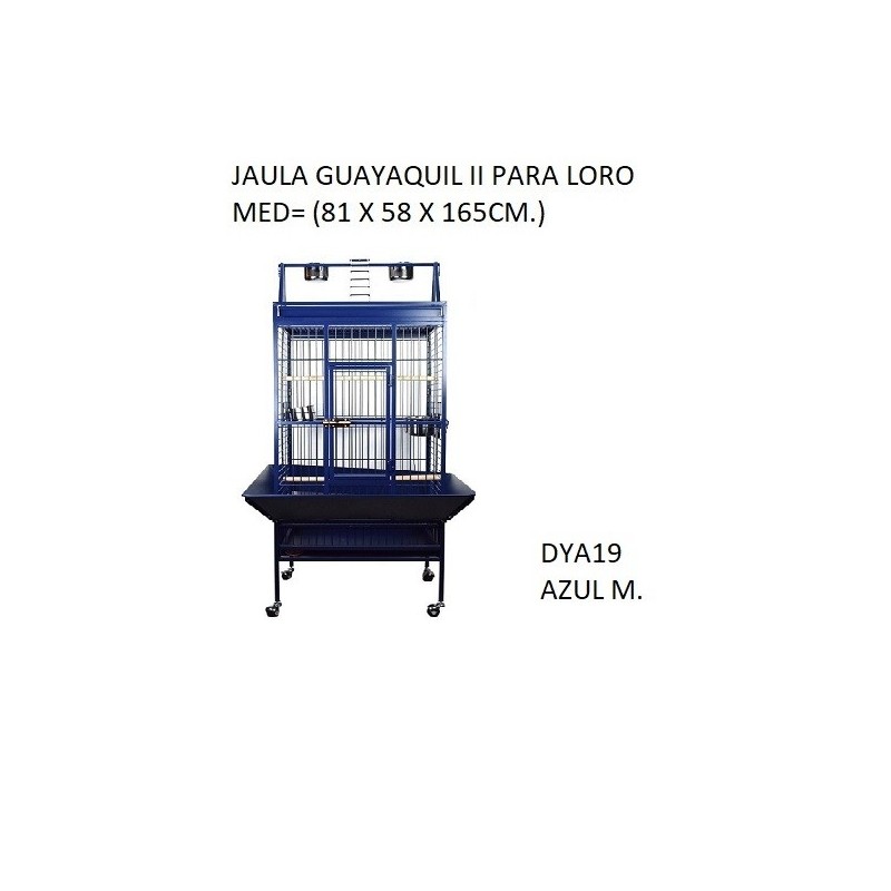 JAULA GUAYAQUIL II P/LORO AZUL MARINO