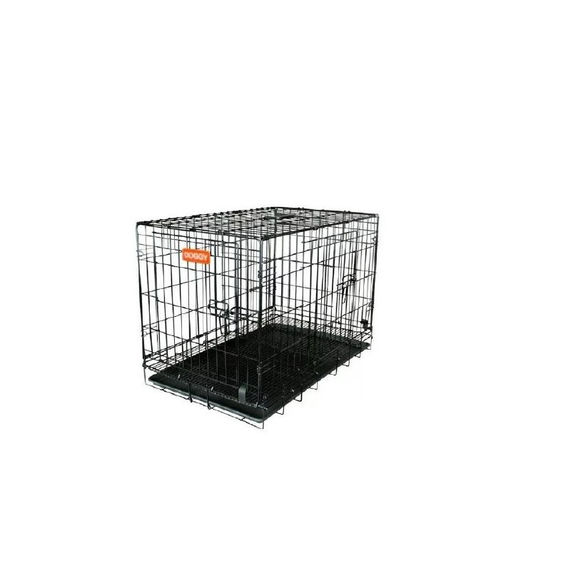 JAULA METALICA DOGGY DOG-6000 122.5X75X81.5cm PUERTA HORIZONTAL