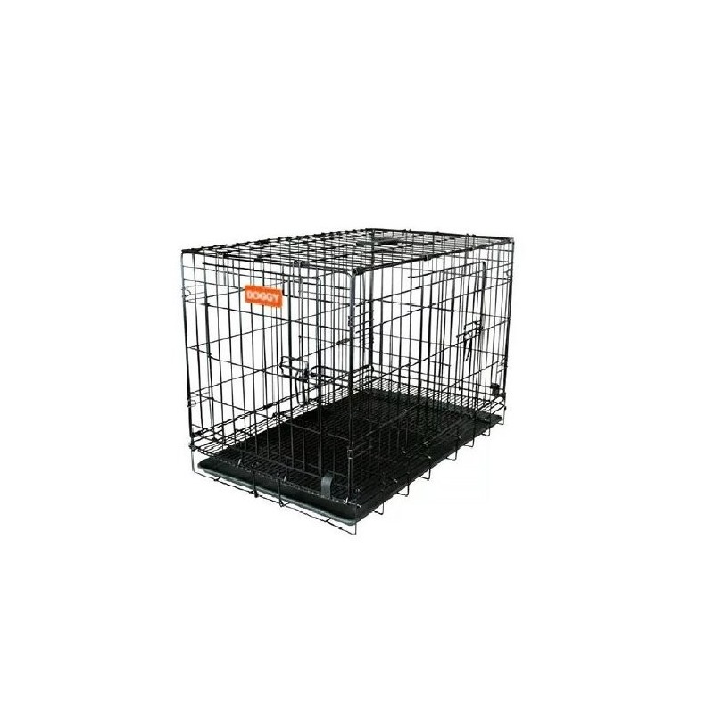 JAULA MET.IMP. DOGGY 62.5X44X48.5cm PUERTA HORIZONTAL