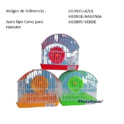 JAULA HAMSTERS CURVA VERDE