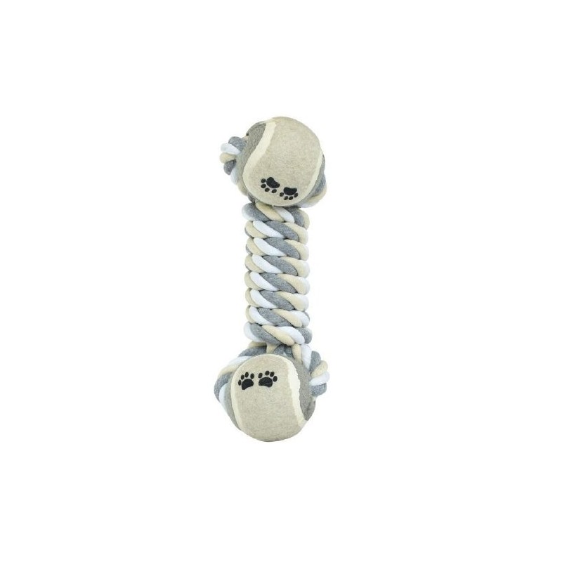 JGTE. CUERDA ENROLLADA C/2 PELOTAS 25 CMS