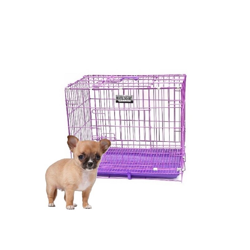 SEVENPET JAULA 60X42X50CM MORADA