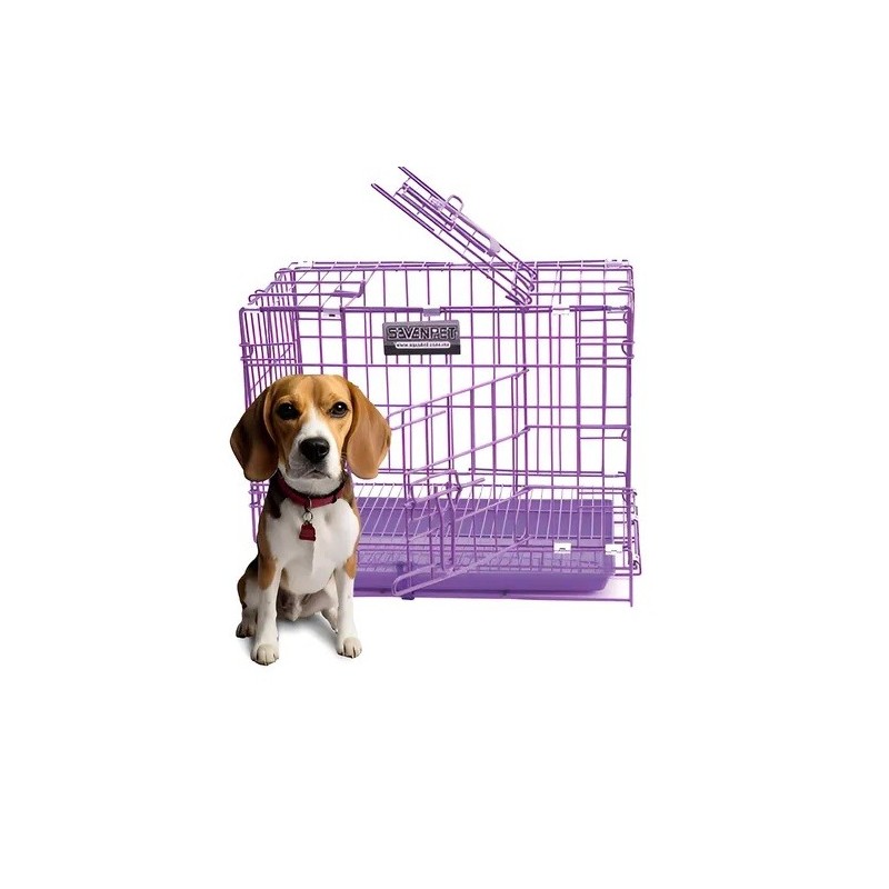 SEVENPET JAULA 45X34X40CM MORADO