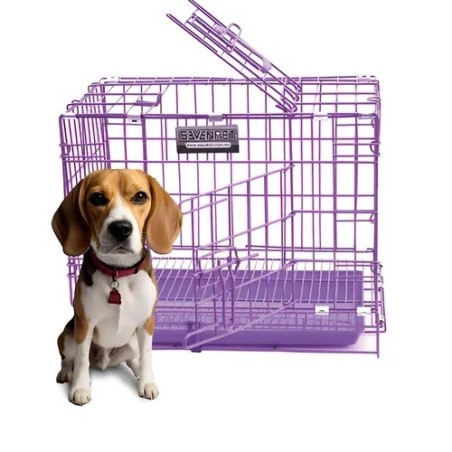 SEVENPET JAULA 45X34X40CM MORADO