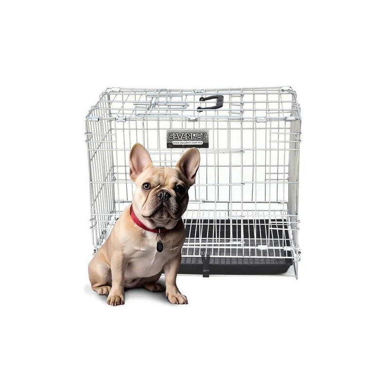 SEVENPET JAULA 45X34X40CM GRIS