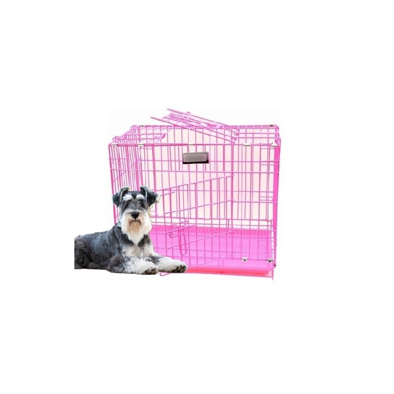 SEVENPET JAULA 60X42X50CM ROSA