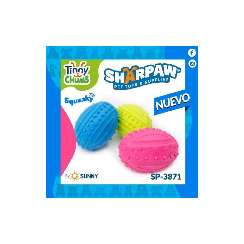 TINNY CHUMS BALON RUGBY 9.5CM