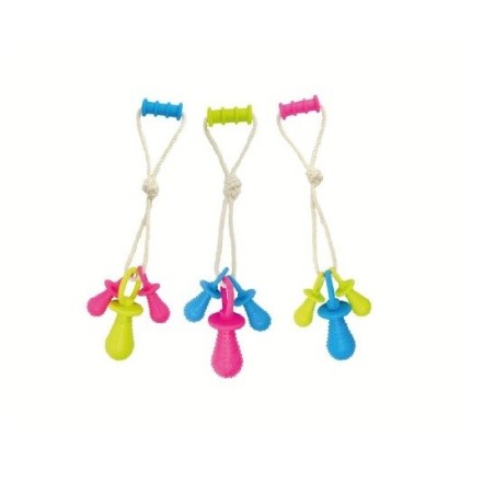 TINNY CHUMS HILO C/3 CHUPONES C/CASCABEL 45CM