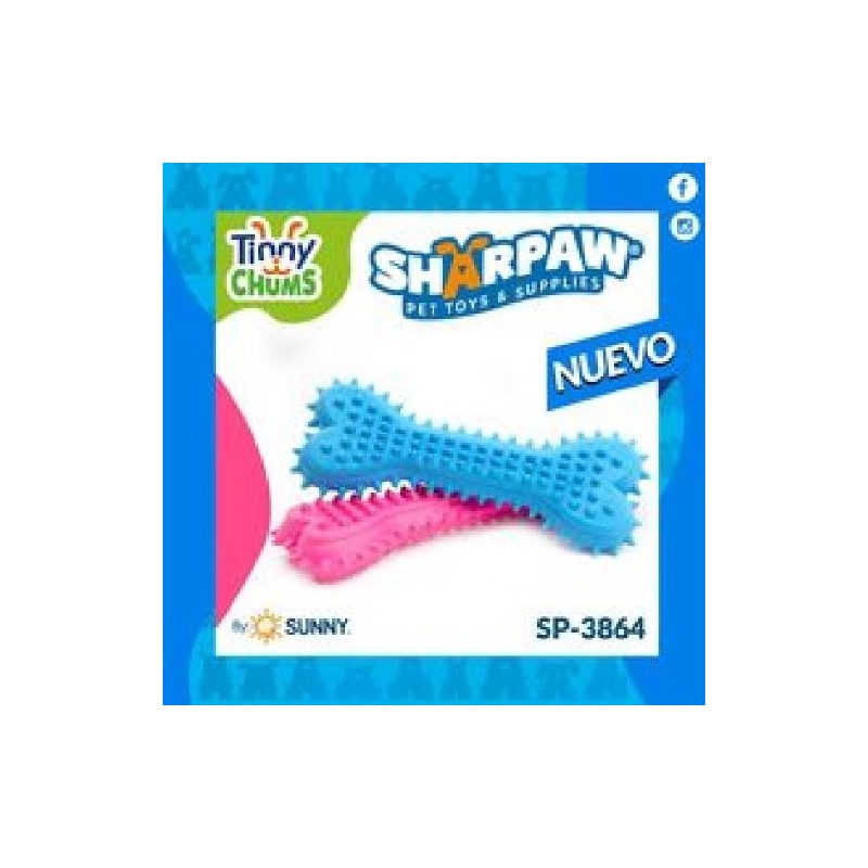 TINNY CHUMS HUESO C/PICOS 15CM