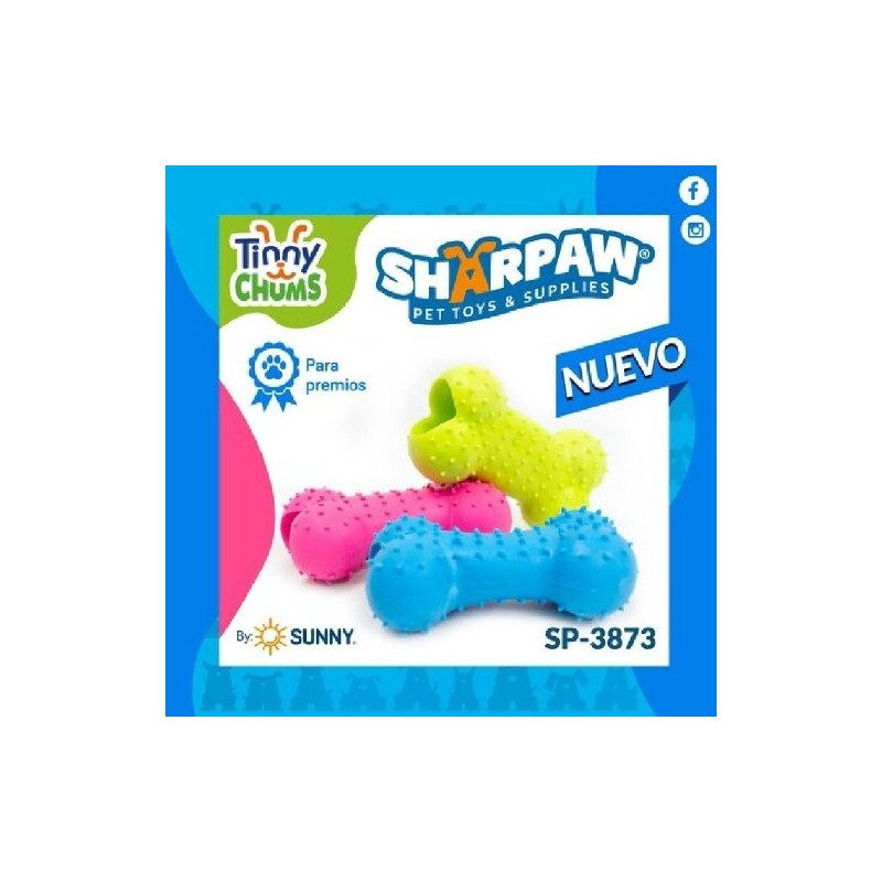 TINNY CHUMS HUESO HUECO P/PREMIOS 8.8CM