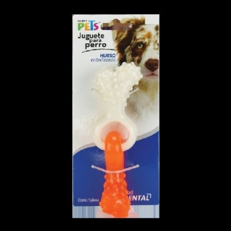 JUGUETE DENTAL HUESO ENTRELAZADO