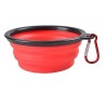 PLATO PLEGABLE CH P/VIAJE ROJO