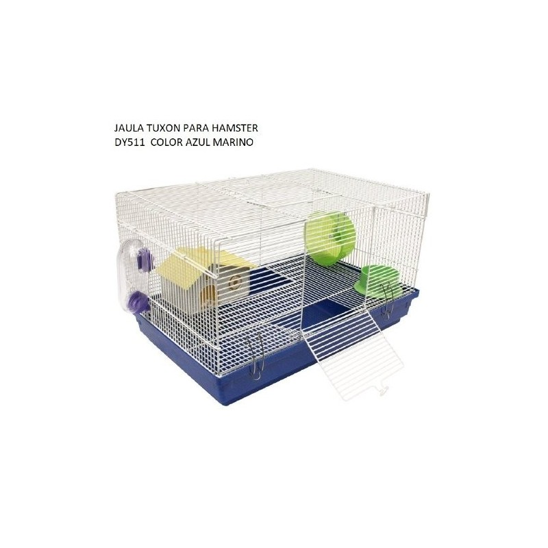 DY511 JAULA TUXON P/HAMSTER AZUL