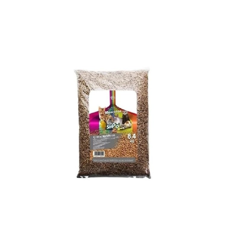 PELLET DE MADERA P/MASCOTAS 8.4K SIN PIPI