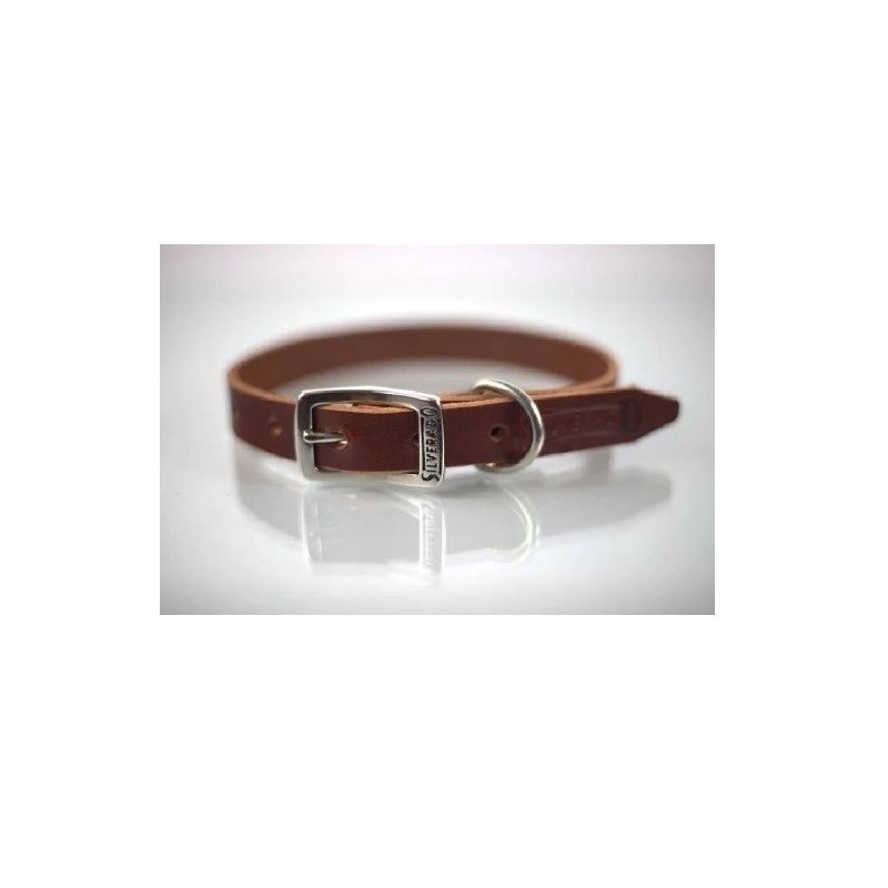 COLLAR PIEL LISO 2CM T16 PIEL