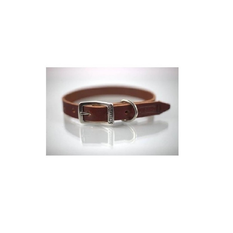 COLLAR PIEL LISO 2CM T18 PIEL