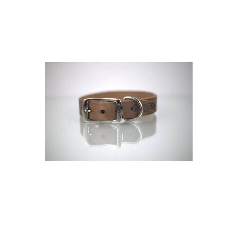 COLLAR PIEL LISO 3CM T18 PIEL