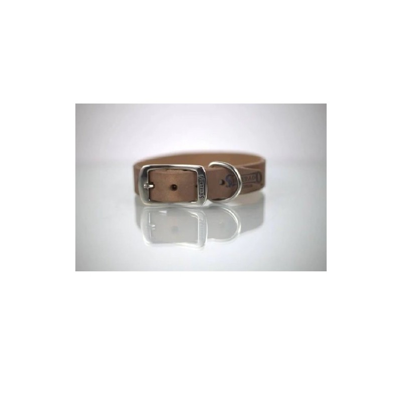 COLLAR PIEL LISO 3CM T22 PIEL