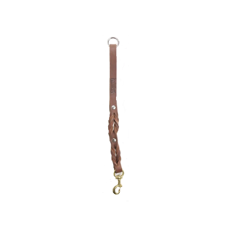 MANIQUERA PIEL 2X45CM C/BAND. BRONCE GDE PIEL