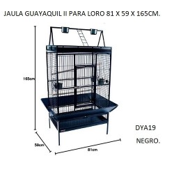 JAULA GUAYAQUIL II P/LORO NEGRA