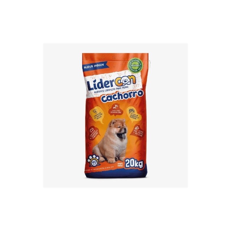 LIDER CAN CACHORRO 20 KG.