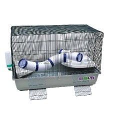 SEVENPET JAULA HURONERA C/TUBOS II 100X54X65CM