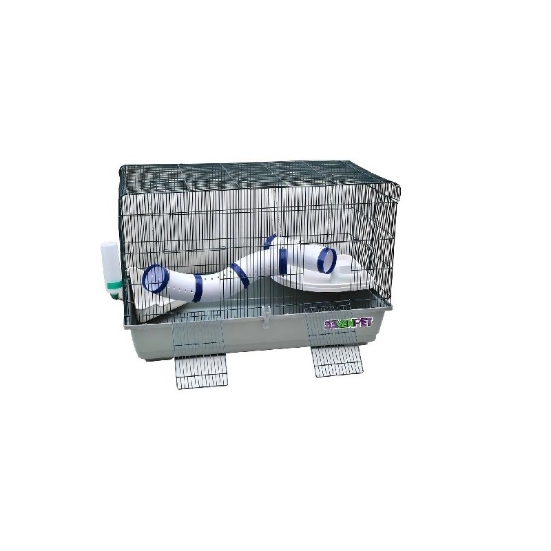 SEVENPET JAULA HURONERA C/TUBOS II 100X54X65CM