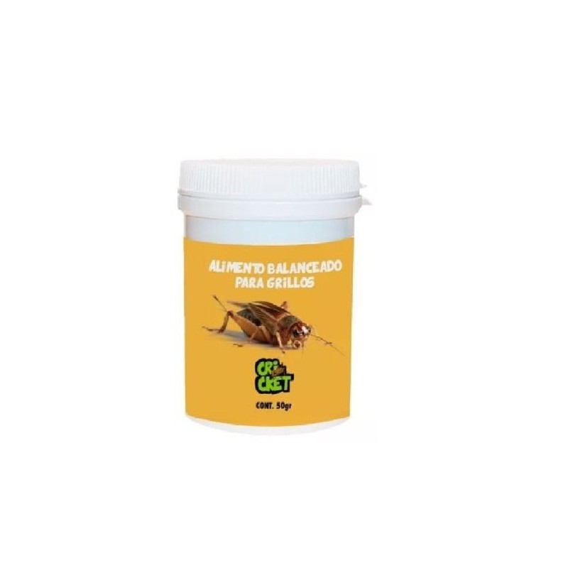 ALIMENTO PARA GRILLOS 50GRS