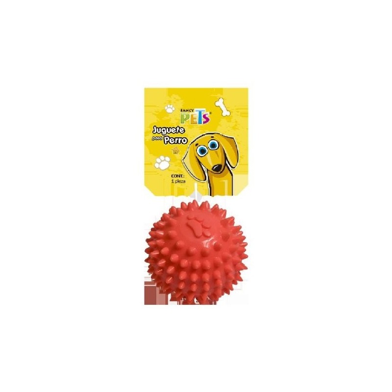 JUGUETE PELOTA DE CAUCHO SPINY