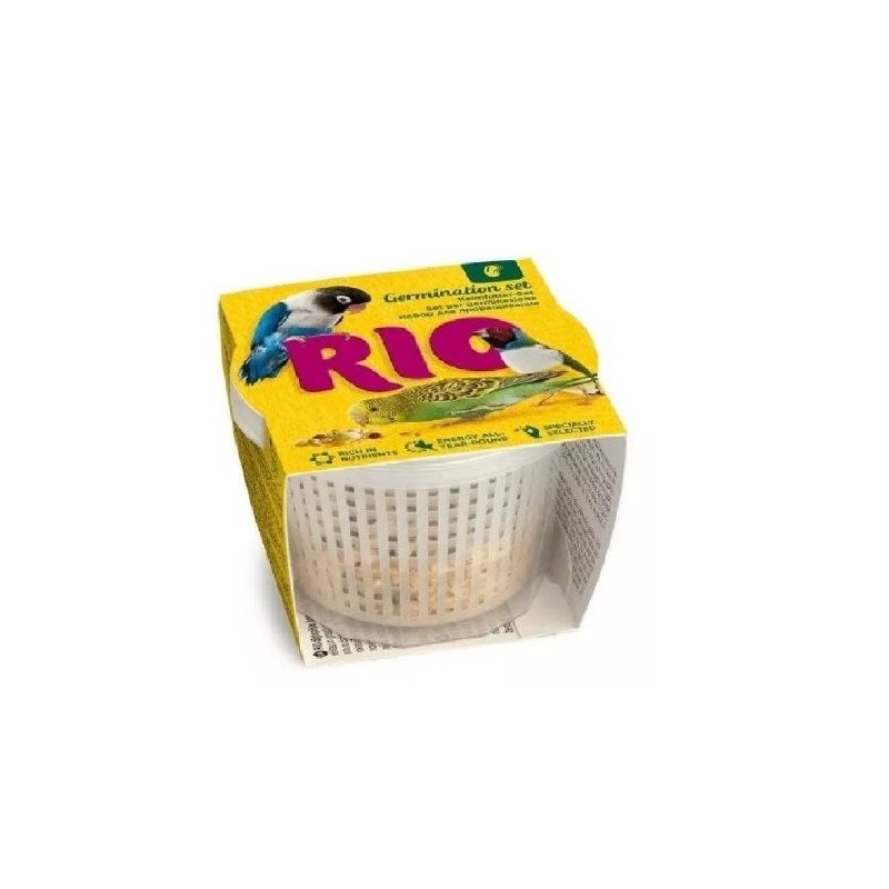 RIO/MEALBERRY KIT DE GERMINACION ALIMENTO COMPLEMENTARIO P/AVES 25 GR.