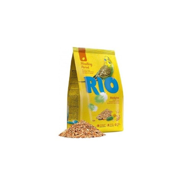 RIO/MEALBERRY COMIDA PARA PERIQUITOS PERIODO DE MUDA 500 GR.