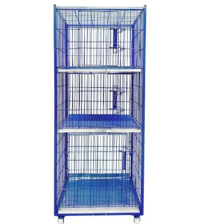 BATERIA DE 3 JAULAS P/HOSP. 70X170X60CM