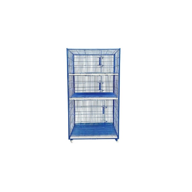 BATERIA DE 3 JAULAS P/HOSP 100X170X60CM