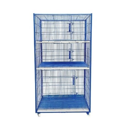 BATERIA DE 3 JAULAS P/HOSP 100X170X60CM
