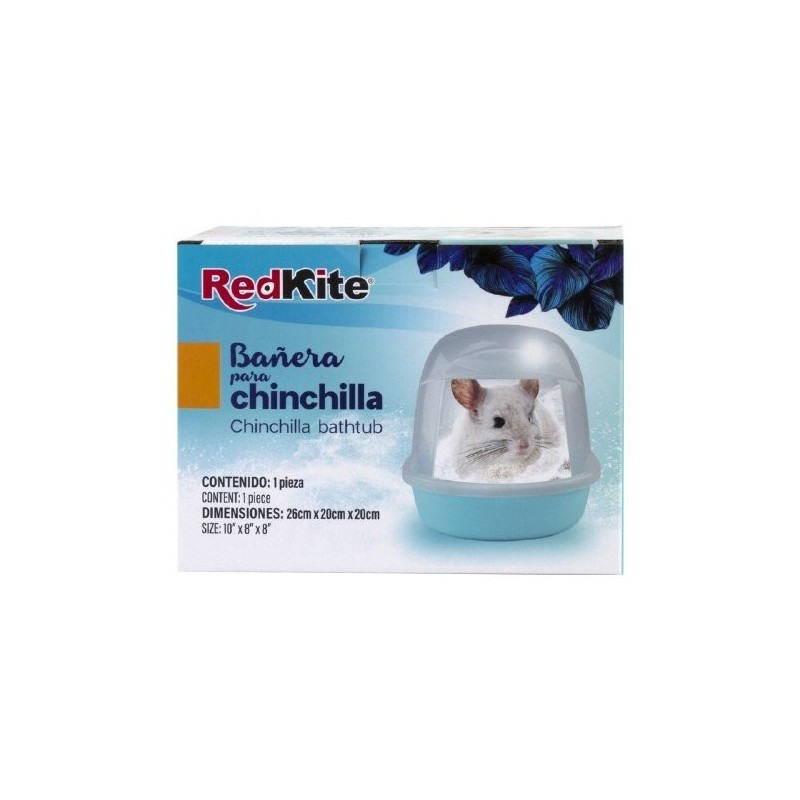 BAÑERA P/CHINCHILLA C/PUERTA